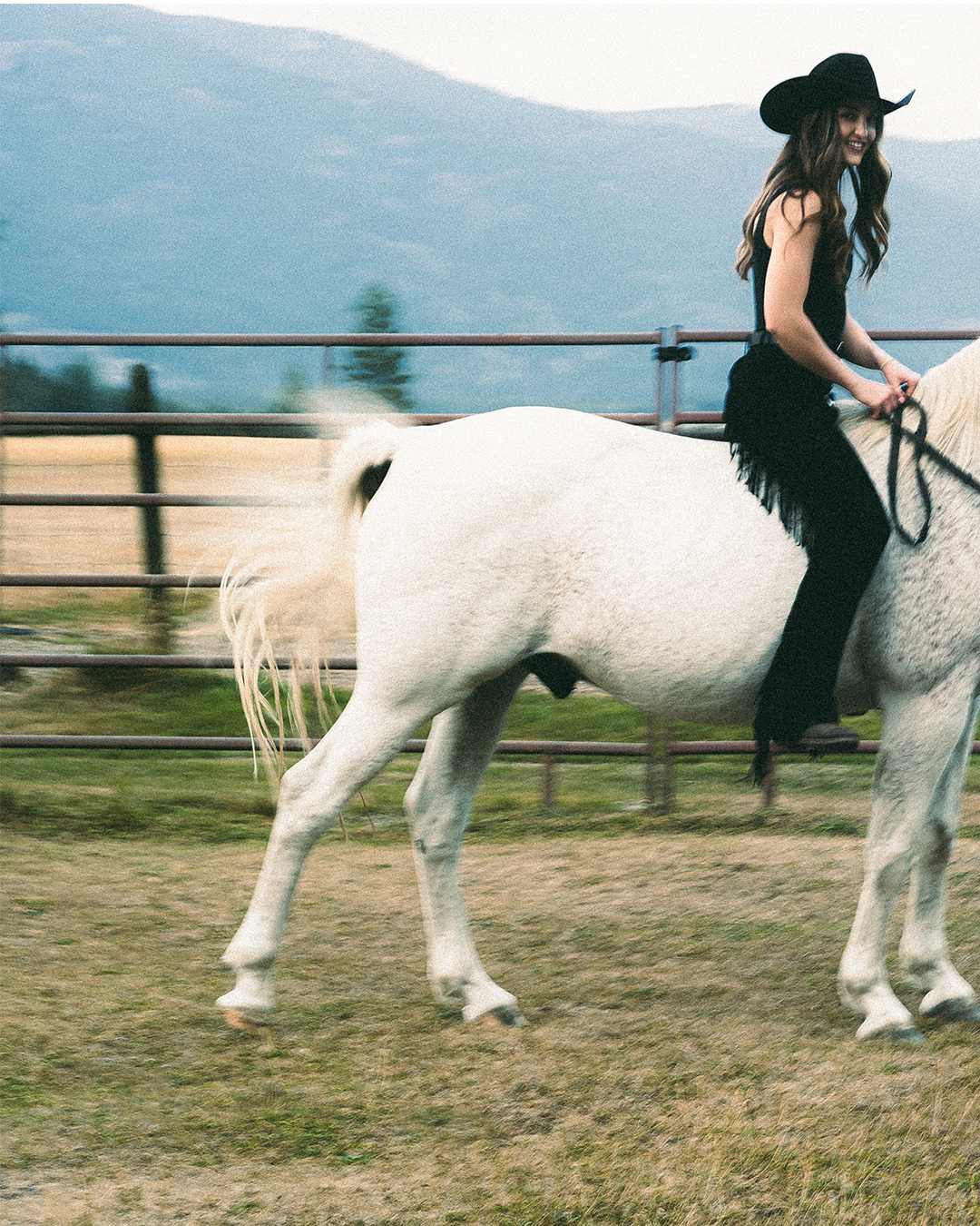 Creative Editorial Portraits with Horses on a Private Ranch in Montana — photograph 16 of 20